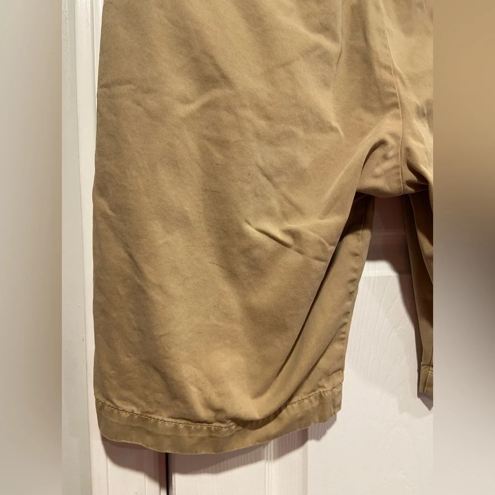 Banana Republic Size 29 Tan Khaki 100% Cotton Zip Up Chino Shorts